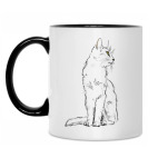 Кружка двухцветная