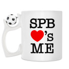 Кружка с футбольным мячиком