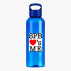 Прозрачная спортивная бутылка