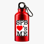 Металлическая бутылка 400 мл UV-DTF