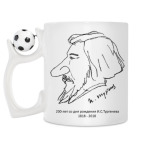 Кружка с футбольным мячиком