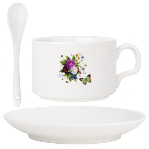 Кофейный набор с принтом ЛЕТО