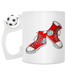 Кружка с футбольным мячиком