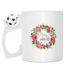 Кружка с футбольным мячиком