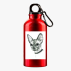 Металлическая бутылка 400 мл UV-DTF