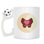 Кружка с футбольным мячиком