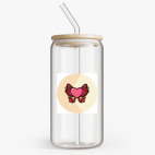 Банка с бамбуковой крышкой