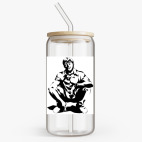 Банка с бамбуковой крышкой