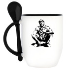 Кружка с ложкой