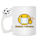 Кружка с футбольным мячиком