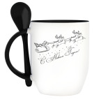 Кружка с ложкой