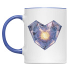 Двухцветная кружка Тепло сердца