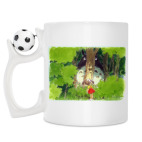 Кружка с футбольным мячиком