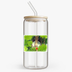 Банка с бамбуковой крышкой