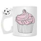 Кружка с футбольным мячиком