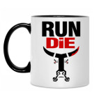 Кружка двухцветная