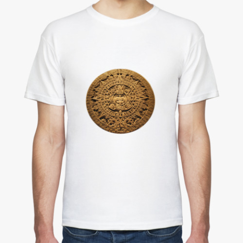 Футболка с принтом  `Солнце ацтеков`