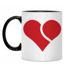 Кружка двухцветная