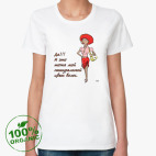 Женская футболка органик