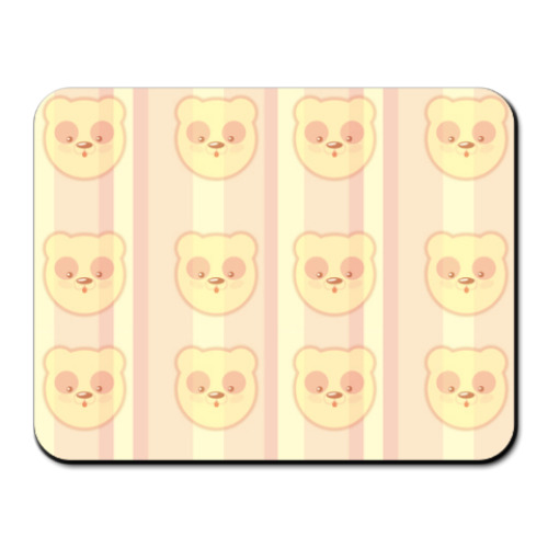 Коврик для мыши с принтом Мишки