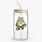 Банка с бамбуковой крышкой