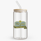 Банка с бамбуковой крышкой