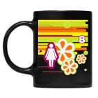 Кружка цветная UV-DTF