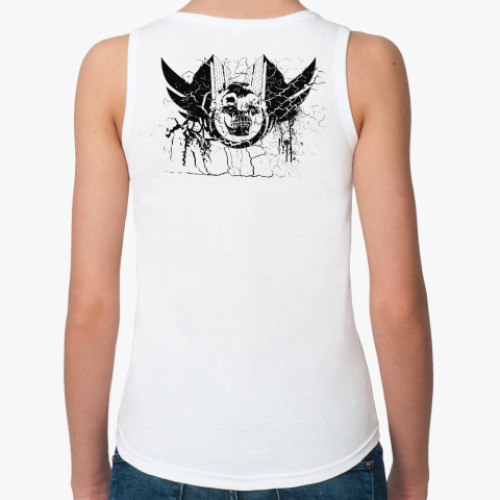 Женская майка с принтом  Skull