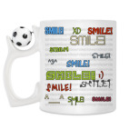 Кружка с футбольным мячиком