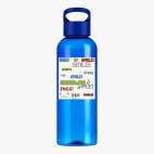 Прозрачная спортивная бутылка