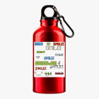 Металлическая бутылка 400 мл UV-DTF