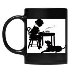 Кружка цветная UV-DTF