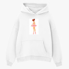 Толстовка худи оверсайз