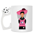 Кружка с футбольным мячиком