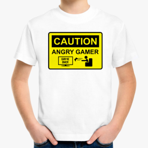 Детская футболка Angry Gamer