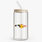 Банка с бамбуковой крышкой