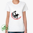 Женская футболка органик