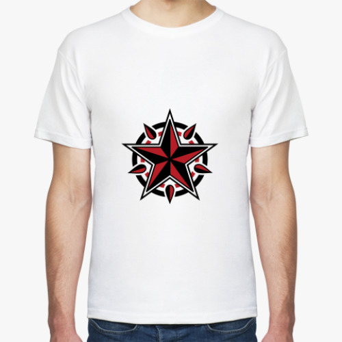 Футболка с принтом звезда