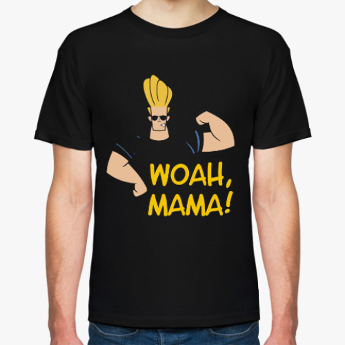 Футболка Johnny Bravo - Woah, Mama!