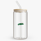 Банка с бамбуковой крышкой