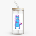 Банка с бамбуковой крышкой