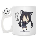 Кружка с футбольным мячиком