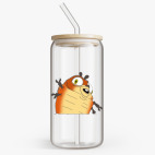 Банка с бамбуковой крышкой