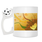Кружка с футбольным мячиком