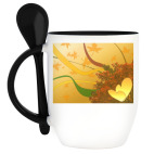 Кружка с ложкой