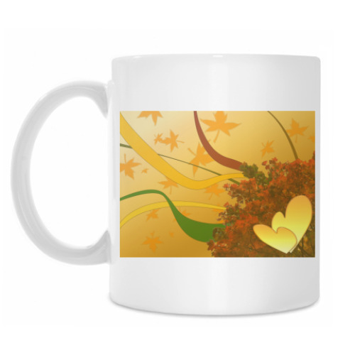 Кружка с принтом Золотая любовь