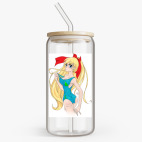 Банка с бамбуковой крышкой