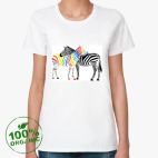 Женская футболка органик