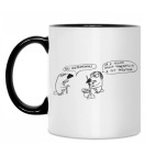 Кружка двухцветная