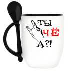 Кружка с ложкой